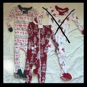 TWO Burt’s Bees Baby organic cotton zip sleepers